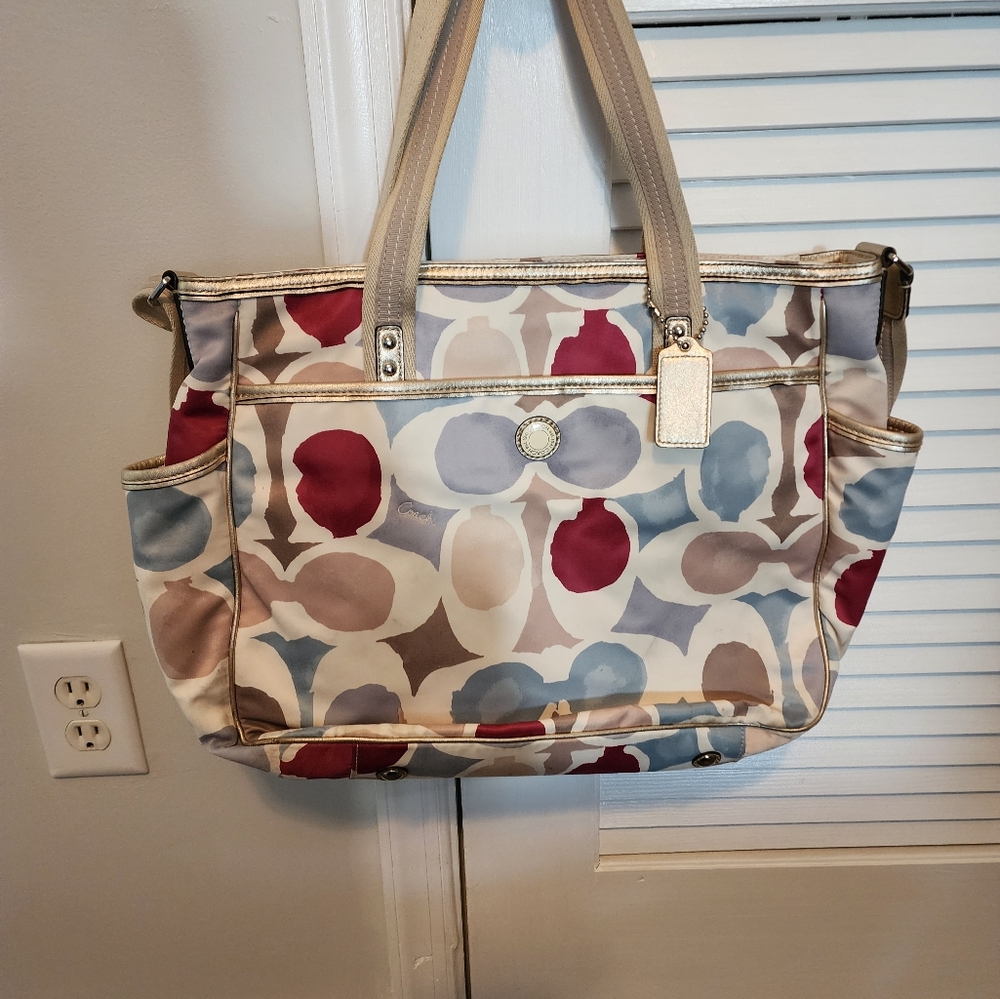 Coach diaper bag
